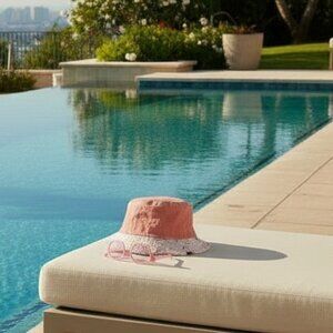 COLUMBIA Omnishade Bucket Hat Girls 5 6 7 8 UPF 50 Water Sun Swim Beach